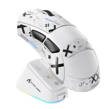 Imagem de ATTACK SHARK Mouse para jogos V3 Pro Wireless Esports com base de carregamento magnétic...