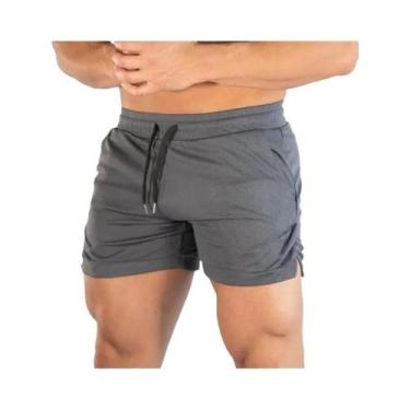 Imagem de Shorts Esportivos Masculinos plus Size Em Malha Respirável, Tendência 