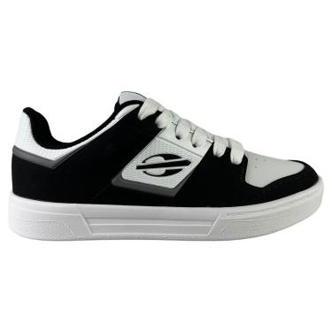 Imagem de Tênis Mormaii Masculino Casual Skate Cupsole Preto Branco Original Urbano-Masculino