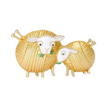 Imagem de Broches De Animais Em Pérola E Strass Unissex Para Mulheres, Acessório