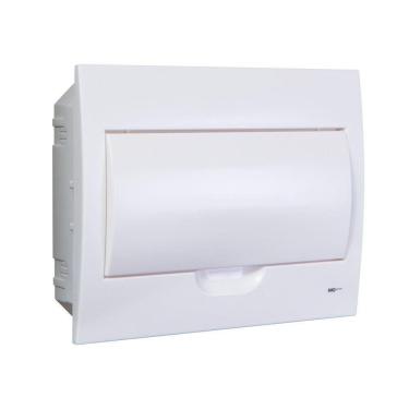 Imagem de Quadro De Distribuição Margirius Qde-12 De Embutir Para 12 Polos Branco