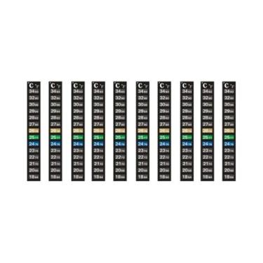 Imagem de Termômetro Digital De Aquário Com Escala Dupla C/F, Adesivo De Medição