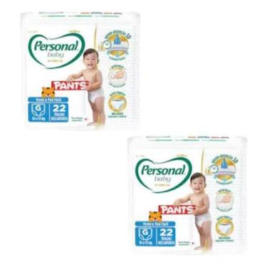 Imagem de Fraldas Personal Baby Premium Pants JUMBO- 2 Pacotes Tamanho G Com 44 