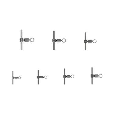 Imagem de Conectores De Linha Giratórios De Pesca 3 Vias DNDYUJU 10-20X Com Rola