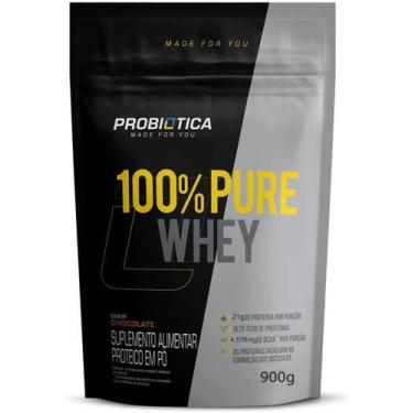 Imagem de 100% Pure Whey 900g refil - Probiótica, Chocolate