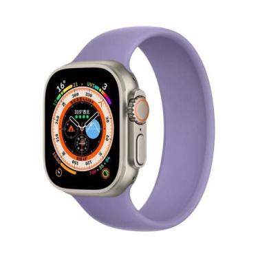 Imagem de Pulseira De Silicone Elástica Solo Loop Para Apple Watch 44mm 40mm 45m