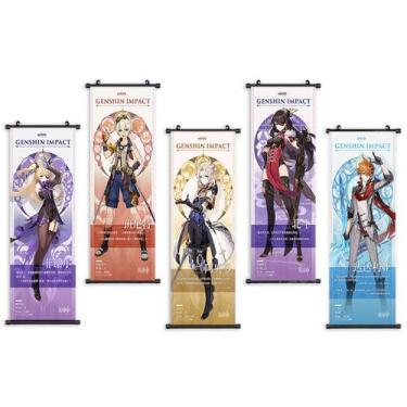 Imagem de Pôster de decoração de parede Genshins Impacts Tartaglias Bennetts - Y