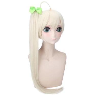 Imagem de Peruca de cosplay Yosugas no Soras Kasuganos Soras 80cm sintética - yi