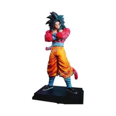 Imagem de Anime Dragon Ball Figura Super Saiyan 4 Son Goku Estátua Coleção PVC M