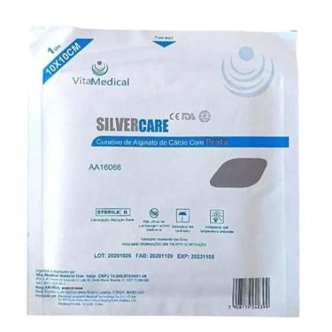 Imagem de Curativo De Alginato De Cálcio Com Prata Silvercare 10x10