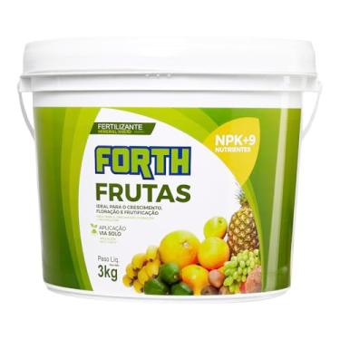 Imagem de Forth Frutas, Fertilizante, Adubo para Plantas Frutíferas, Nutritivo, Micronutrientes, NPK, Balde, 3kg