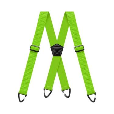 Imagem de Suspensórios Masculinos Reforçados Ajustáveis Elásticos De 4,06 Cm De 