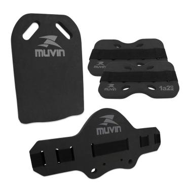 Imagem de Kit Prancha Corretiva + Caneleira Hidroginástica - 1kg à 2kg + Cinto Flutuante-Unissex