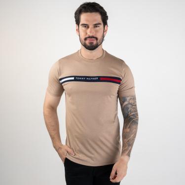Imagem de Camiseta Tommy Hilfiger Global Stripe Bordado-Masculino