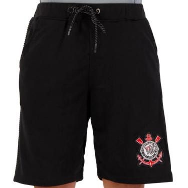 Imagem de Bermuda Masculina Moletom Corinthians Licenciada Spr Sports - Kappa Eco301839-Masculino