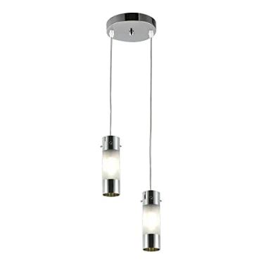 Imagem de Luminária Pendente Bronzearte Elegance 2L Cromada - AXEL0502PDCR