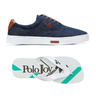Imagem de Kit 1 Tênis Casual E 1 Chinelo Polo Joy-Masculino