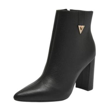 Imagem de Bota Feminina Salto Bloco Alto Confortavel Social Via Marte-Feminino