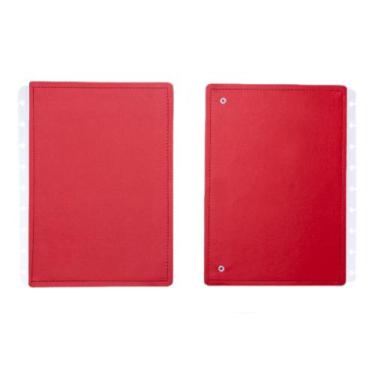 Imagem de Capa e Contracapa Caderno Inteligente Médio All, Vermelho