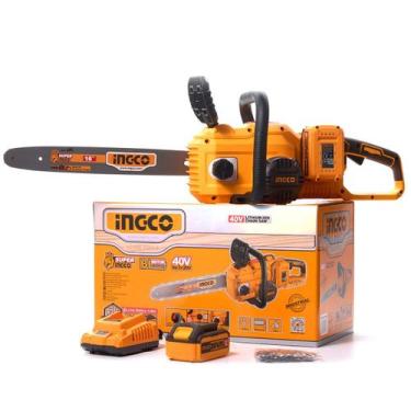 Imagem de Motosserra INGCO BL 16" Bateria 40V Linha P20S
