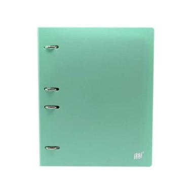 Imagem de Fichário Caderno Argolado Colegial Yes Tons Pastel + 96Fls, Verde Past