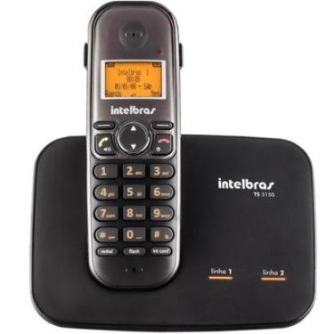 Imagem de Telefone Intelbras sem Fio com Entrada para 2 Linhas TS5150 - 4125150-Unissex