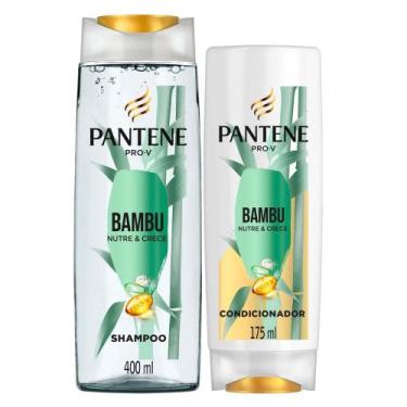 Imagem de Shampoo e Condicionador Pantene Bambu 400ml+175ml, Shampoo 400ml e Con