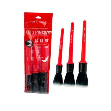 Imagem de Kit 3 pinceis super macios uso interno tam 101214 - SIGMA TOOLS