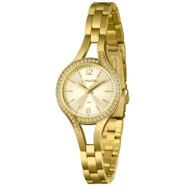 Imagem de Relógio Lince Feminino Ref: Lrgm070l30 C2kx Bracelete Dourado