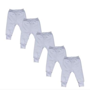 Imagem de Mijão culote vira pé branco - kit 3/kit 5/ kit 10 suedine 100% algodão