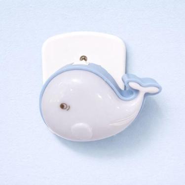 Imagem de Luminária Noturna Baleia De LED Colorida Quarto Infantil Decoração 1W 