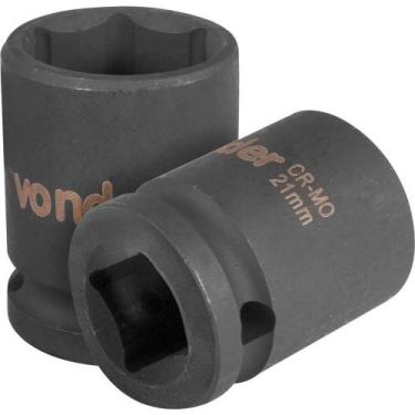 Imagem de Soquete Sextavado de Impacto, Encaixe de 1/2" x 21,0 mm, Vonder