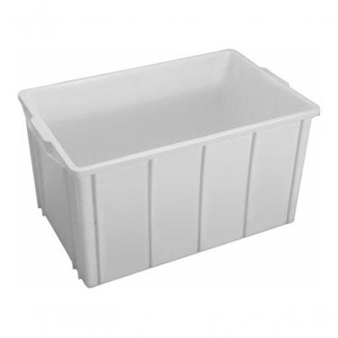 Imagem de Caixa Plástica Empilhável 61L 320X390X620MM para Organização em Polipropileno PP Uso Ge...