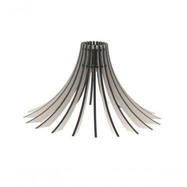 Imagem de Luminária Teto Tipo Pendente Dalia Mdf - Completa Cor: Mdf Cru - LENOB