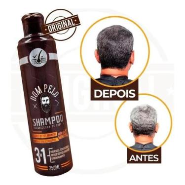 Imagem de Shampoo Tonalizante Black For Men P/ Cabelos Grisalhos 250ml - Congrat