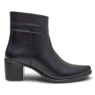 Imagem de Bota Feminina Cano Baixo em Couro Estilosa