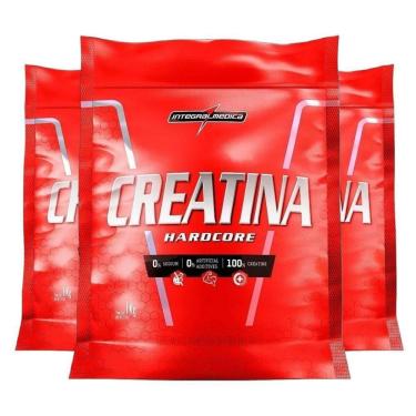 Imagem de Kit 3x Creatina Hardcore Reload Pouch 1Kg - Integralmedica-Unissex