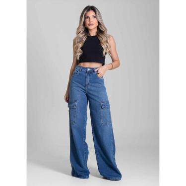 Imagem de Calça Jeans Sawary Wide Leg - 282633