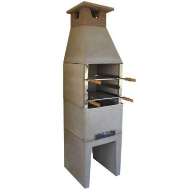 Imagem de Churrasqueira de Concreto Pré-Moldada Mini Baby com 50cm Lisa - 100000
