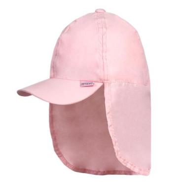 Imagem de Boné Bebê e Infantil Proteção UV Microfibra Rosa Everly, GG