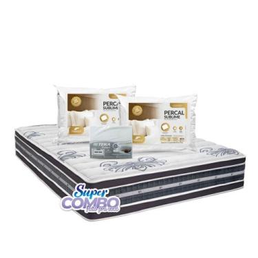Imagem de Colchão Castor Silver Star Híbrido Air Pkt Double Face King Size 193x2