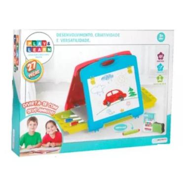 Imagem de Lousa Magica Maleta 2 em 1 BR1215- Play & Learn - Play & Learn  