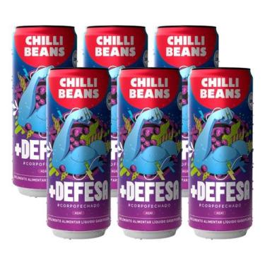 Imagem de Kit 6 Bebida Chilli Beans +Defesa Açaí Berry 310ml