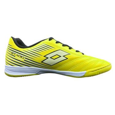 Imagem de Chuteira Futsal Lotto Stadio Camp, 39, Amarelo neon