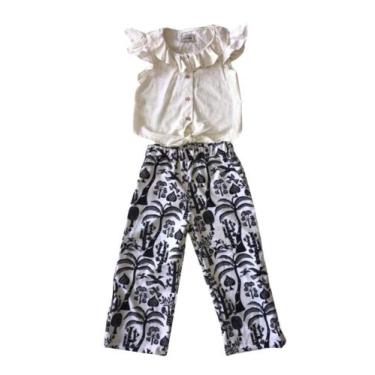 Imagem de Conjunto Infantil Bata Calça  Estampado Rosa Fada - ROSAFADA, Estampad