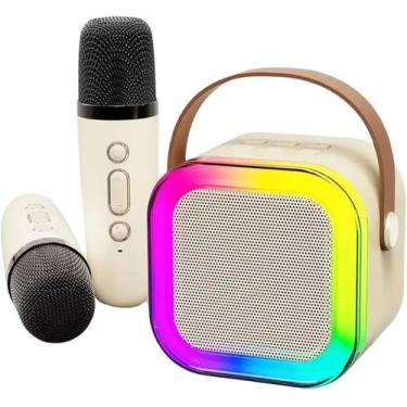 Imagem de Karaoke infantil portátil, caixa de som com 1 microfone - Hayo