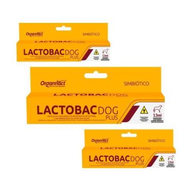 Imagem de 3 Lactobac Dog Plus Organnact - 13ml