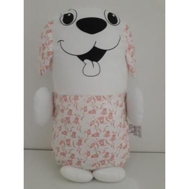 Imagem de Almofada Infantil Divertida Petcão Rosa - Kisoninho Baby - Rosa e Mari