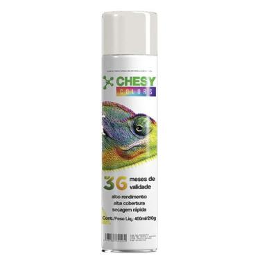 Imagem de Tinta Spray Chesy 400ml  Uso Geral -, BRANCO FOSCO