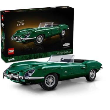 Imagem de Lego Icons Carro Clássico Esportivo Jaguar E-type 1673 Peças 11381